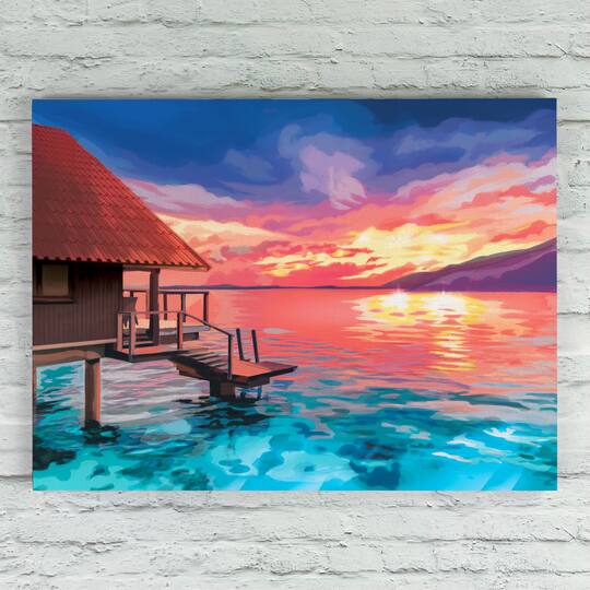 ArtSkills® Premium Cabana Paint-by-Number Kit